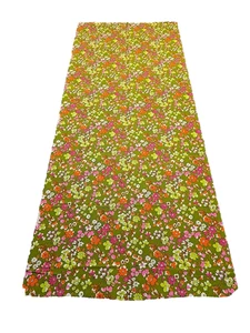 Vintage 1970’s Thompson Of California Inc Floral Tropical Fabric 3 Yards - Picture 1 of 11