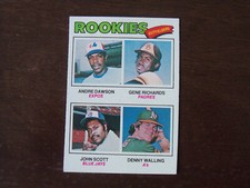 1977 TOPPS BASEBALL ANDRE DAWSON ROOKIE CARD # 473 EXMT-NM