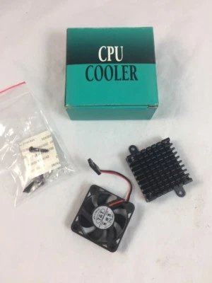 NEW 386 CPU Processor Cooler Cooling Fan Heatsink Computer Intel 80386 387 DX SX - Image 1 of 4