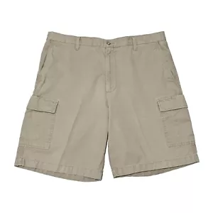 Dockers, Khaki Relaxed Fit Cargo Shorts with Jean Stitching, size 38 - Picture 1 of 5