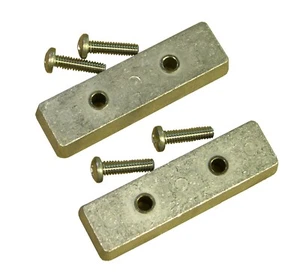 Par de ánodos de aluminio Bennett pestaña de ajuste hecho en EE. UU. BNT-1 grado militar nuevo - Imagen 1 de 1
