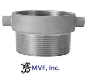 Adaptador NPT macho rosca recta BSP hembra de 3" x 2", pasador de aluminio 3020ALBN - Imagen 1 de 4