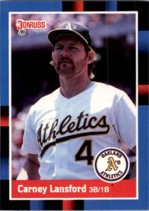 1988 Carney Lansford Donruss Baseball Card #178 - Picture 1 of 2