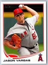 2013 Topps Update Jason Vargas #US229 Los Angeles Angels