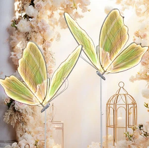 Lámpara de techo mariposa 2 piezas 80 cm/31,5 pulgadas decoración romántica fiesta ambiente - Imagen 1 de 6