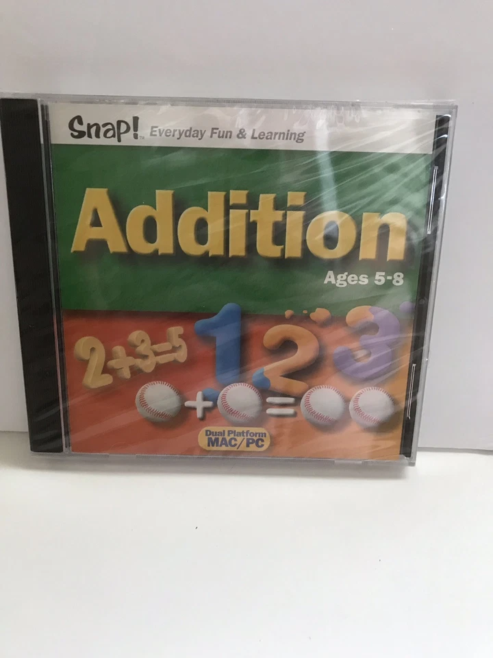 New Addition CD ROM By Snap Ages 5-8 - Image 1 of 1