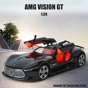 1/24 Mercedes Benz AMG Vision GT Diecast Vehicle Model Car Toy Sound Light Gift - Picture 1 of 48