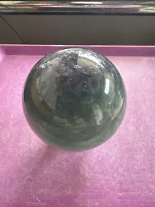 Fluorite Sphere Crystal Ball Divination Scrying 8.06 cm 868 Grams F71 #7 - Picture 1 of 11