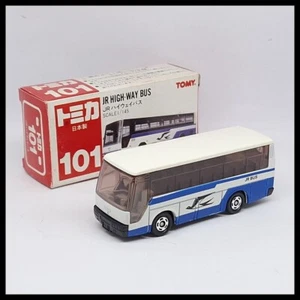 TOMICA 101 JR HIGH WAY BUS 1/145 TOMY NEW ISUZU SUPER HI-DECKER MADE IN JAPAN - Picture 1 of 9