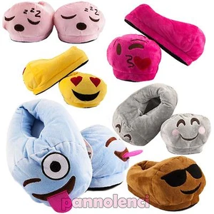 Pantofole bimbo bimba bambini pelouche emoticons antiscivolo babbucce Y-6901 - Foto 1 di 10