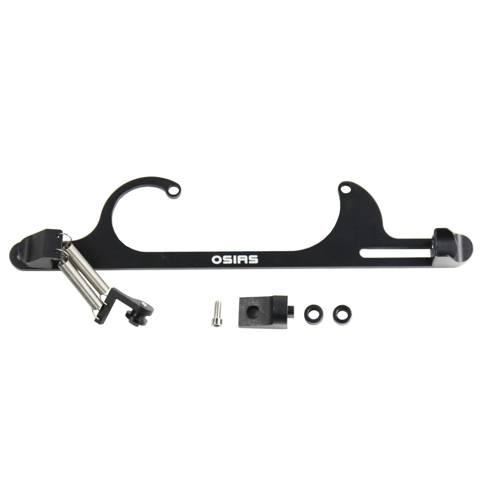 4150 4160 Serie Negro Billet Aluminio Acelerador Cable Carburador Soporte Carburador 350 Foto 1 de 4