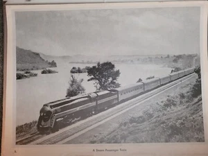 (57) Vintage Railroad Train Historical Prints  11" x 8.5" Lot RARE - Picture 1 of 10
