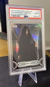 2019 Star Wars Chr. Leg. The Emperor’s Arrival Black Refractor /10 #136 PSA 10 - Picture 1 of 2