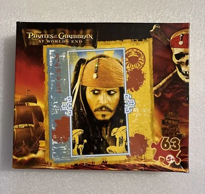 Pirates of the Caribbean 2007 At World's End Jack Sparrow 63 Pc Puzzle Sealed - Picture 1 of 6