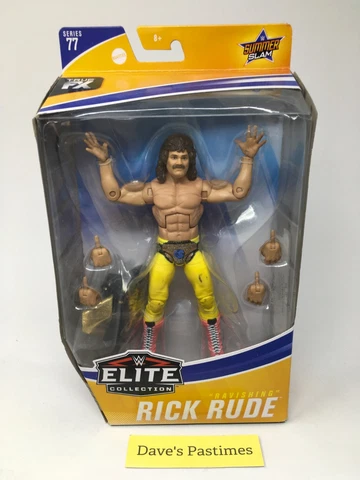 WWE Elite Series 77 Ravishing Rick Rude CHASE Variant Pink Boots Cover