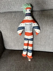 DAMMIT DOLL 12” Plush Stuffed Stress Relief Red/white/ Blue Hair - Picture 1 of 3