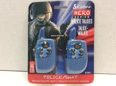 Cobra Hero Series HE146 16 Mile 22 Channel Walkie Talkie - Blue Camo, NEW IN BOX - Image 1 of 2