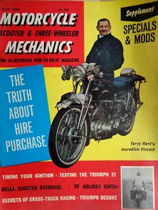 Motorcycle scooter & three-wheeler mechanics June 1960 TRIUMPH ETC - Picture 1 of 22