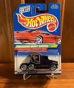 Hot Wheels Treasure Hunt *Kenworth T600A* w/Chase Style Real Riders (Wheel Swap) - Picture 1 of 13