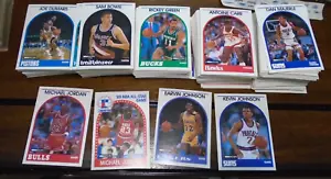 1989 Hoops  Basketball part set David Robinson Michael Jordan  Magic Johnson NBA - Picture 1 of 4