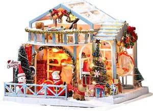 DIY Miniature and Furniture Dollhouse Kit Mini 3D Wooden Doll House Craft Model - Picture 1 of 6