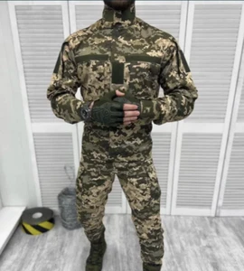 Uniform Ukraine Army PIXEL MM14 CAMO ORIGINAL CARGO PANTS JACKET ALL SIZES WR UA - Picture 1 of 7