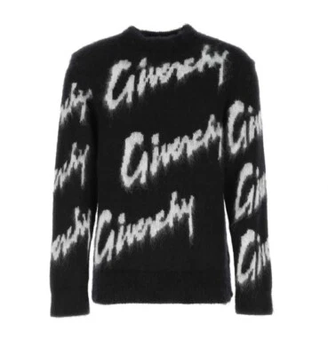 GIVENCHY  Logo Knitted Jumper Black/white Size Large GENUINE RRP £1310 #W9 - Image 1 of 4