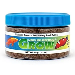 New Life Spectrum GROW Small Pellets 60g Natural Growth Enhancing Fish Food - Picture 1 of 1