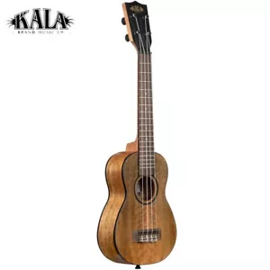Kala KA-CM-SLN Curly Mango Long Neck Soprano Ukulele Satin Natural - Picture 1 of 4
