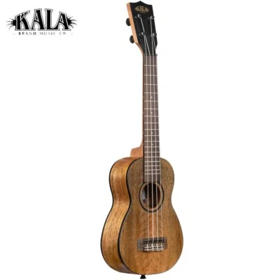 Kala KA-CM-SLN Curly Mango Long Neck Soprano Ukulele Satin Natural - Image 1 of 4