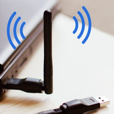 150Mbps Wireless USB WiFi Dongle Adapter Antennae For MAG250 254 TV Box 2.4GHz - Image 1 of 4