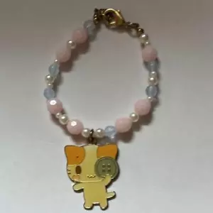 Sanrio Masyumaro Fuwa Nyanko Armband Mashumaro Katze selten Retro Japan - Bild 1 von 2