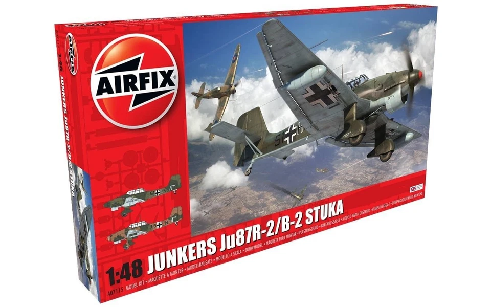 Airfix A07115 - 1/48 Junkers Ju87B-2/R-2 - Nuovo - Immagine 1 di 1