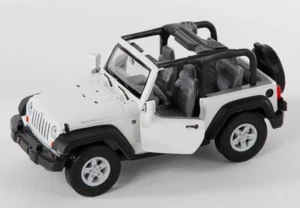 BLITZ VERSAND Jeep Wrangler Rubicon weiss white Welly Modell Auto 1:34 NEU OVP 1 - Bild 1 von 1