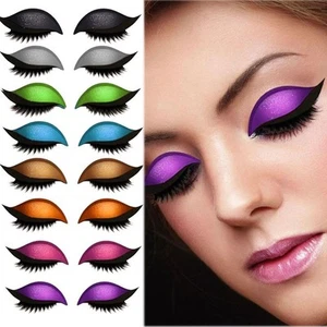 Lazy Eye Shadow Eyelash Patch, Eyeshadow Eyelashes Makeup Stickers - Picture 1 of 30