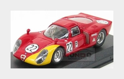 1:43 BEST Alfa Romeo 33.2 #22 Daytona 1968 Casoni Biscardi Red Yellow BE9200 - Immagine 1 di 2
