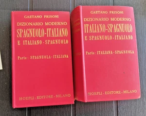 libro DIZIONARIO MODERNO ITALIANO SPAGNOLO-GAETANO FRISONI  ED. HOEPLI 1964 - Foto 1 di 6