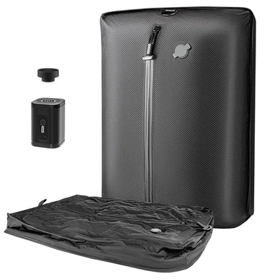 Bolsas de vacío de viaje con bomba inalámbrica, cubo de embalaje de compresión reutilizable 33L (1P Foto 1 de 4