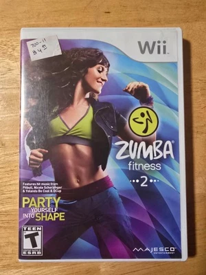 Zumba Fitness 2 (Nintendo Wii, 2011) con Manual de Juego Original Foto 1 de 4