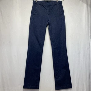 J Brand Vanessa Deluxe Mid-Rise Slim Boot Jeans Damen Größe 27 Blau Flatfront - Bild 1 von 23