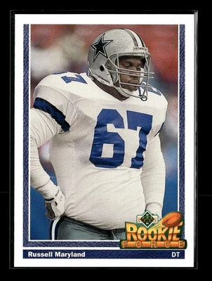 1991 Upper Deck - Russell Maryland #636 (RC) - Image 1 of 2