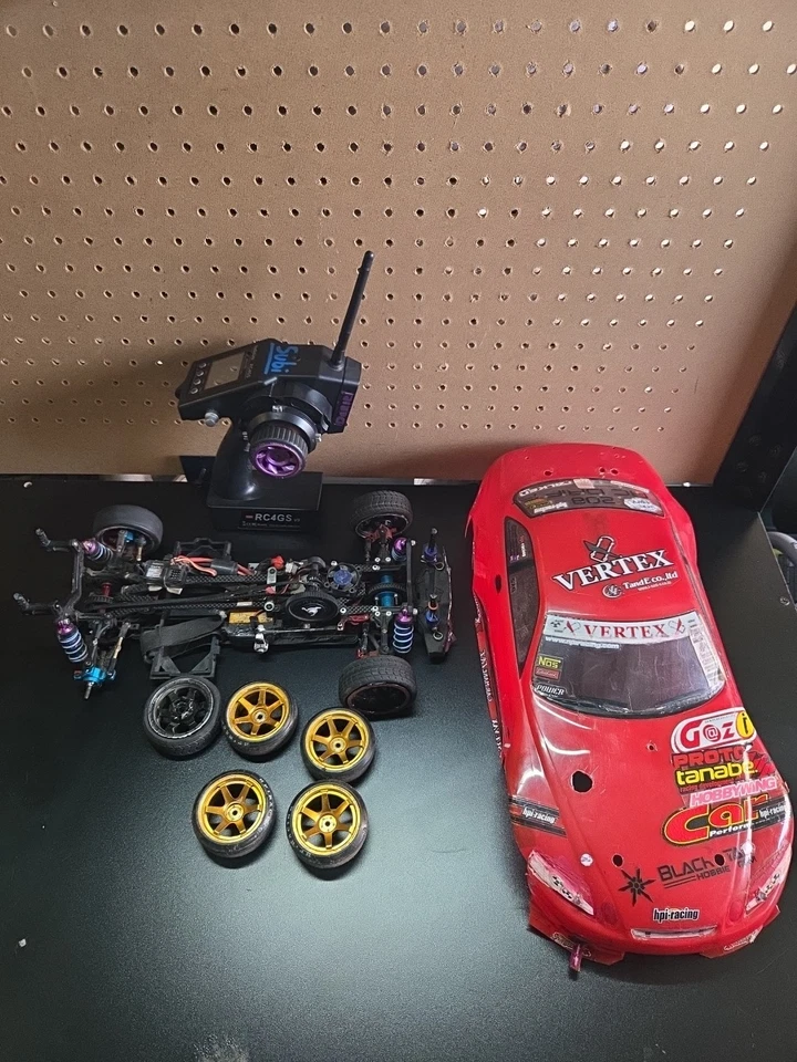 Tamiya Drift Rc Car Untested  - Image 1 of 4