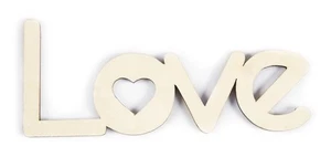 Frase de escritura de madera sin terminar CousinDIY-Love 2 A50026L7-1271 - Imagen 1 de 1
