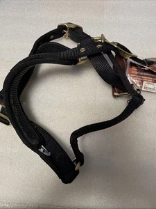 Flex Rider schwarz Nylon gepolstertes Halfter mit massiven Messingbeschlägen Cob - Bild 1 von 3