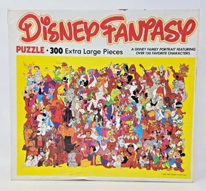Vintage 1981 Whitman Disney Fantasy Jigsaw Puzzle 300 XL Pieces 4786-20 Complete - Picture 1 of 6