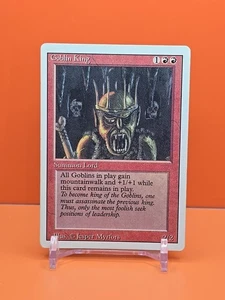 π΄π΄π΄ 1994 MAGIC The Gathering GOBLIN KING REVISED 3RD EDITION PLAYED π΄π΄π΄ - Picture 1 of 2