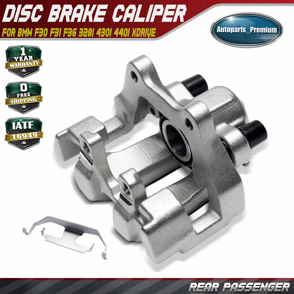 Pinça de freio traseira direita com suporte para BMW F30 F31 F36 328i 430i 440i xDrive - Imagem 1 de 4
