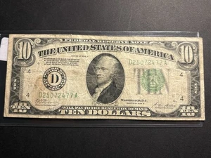 1928-B $10 Federal Reserve Note Cleveland OH  - Picture 1 of 5