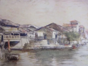 Japan A TRANQUIL WATER Original 1901 Colour Print by Mortimer Menpes - Picture 1 of 2