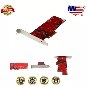 M.2 SATA SSD Adapter for PCIe with Low-Profile Bracket - Upgrade Made Easy - Picture 1 of 8